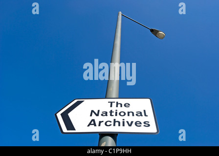 Direction des archives nationales de Kew, au sud-ouest de Londres, Angleterre Banque D'Images