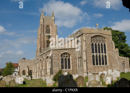 L'Angleterre, dans le Suffolk, Stoke-by-Nayland, St Mary's Church Banque D'Images