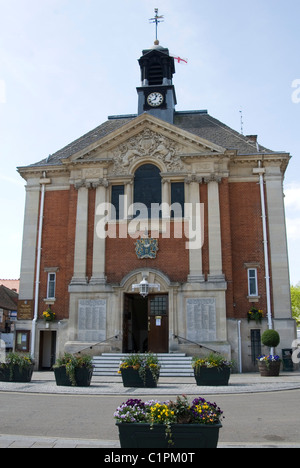 Royaume-uni, Angleterre, Oxfordshire, Henley-on-Thames, façade de l'hôtel de ville Banque D'Images