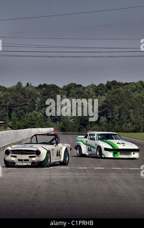 44 Groupe Triumph TR6 et TR7 1971 Coupé 1979 Banque D'Images