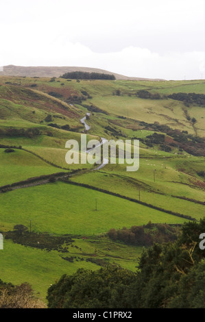 L'Irlande du Nord, Côte de Causeway, Torr Head landscape Banque D'Images