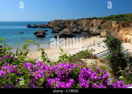 Scène de plage de Praia do Vau Banque D'Images