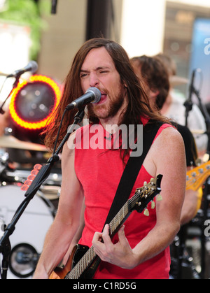 Mike Kennerty Sniper en concert au Rockefeller Center New York City, USA - 17.07.09 Banque D'Images