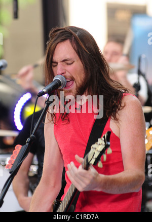 Mike Kennerty Sniper en concert au Rockefeller Center New York City, USA - 17.07.09 Banque D'Images