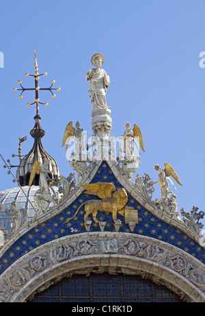 La Cathédrale de Saint Marc à Venise, Italie Banque D'Images