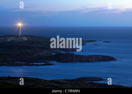 Cap Leeuwin Lighthouse at Dusk, Augusta le sud-ouest de l'Australie Banque D'Images