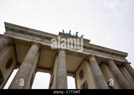 Allemagne, Berlin, Porte de Brandebourg (Berlin-Est) Banque D'Images