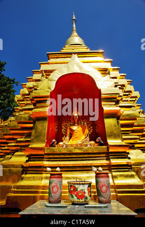 Wat Phan Un - Chiang Mai Banque D'Images