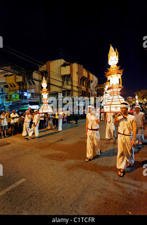 Parade - Loi Krathong Chiang Mai Banque D'Images