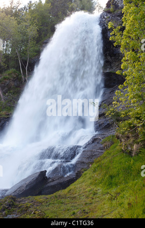 Stendalsfossen Banque D'Images