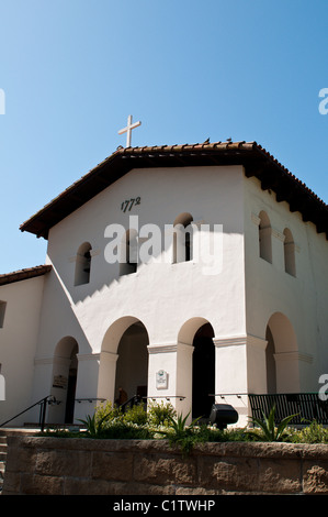 San Luis Obispo, Californie. La vieille Mission San Luis Obispo de Tolosa. Banque D'Images