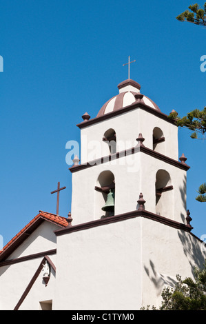Ventura, Californie. La vieille Mission San Buenaventura. Banque D'Images