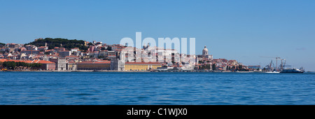 Vue panoramique sur le vieux Lisbonne au Portugal Banque D'Images