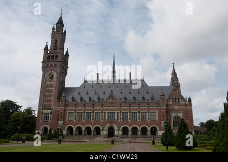 Palais de la paix, de l'emplacement permanent de la Cour internationale de Justice de La Haye (Den Hagen) Pays-Bas Banque D'Images