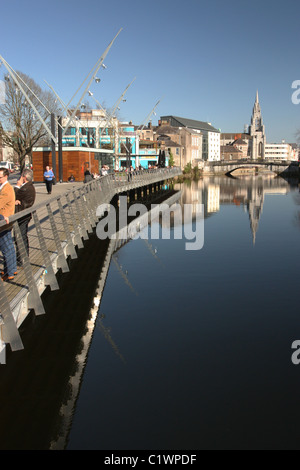 Canal sud, Rivière Lee, Cork, Irlande Banque D'Images