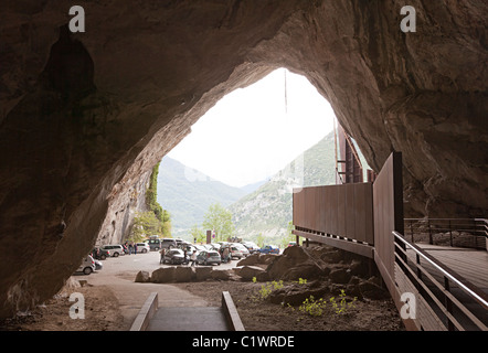 Grotte de Niaux ministère Ariege France Banque D'Images