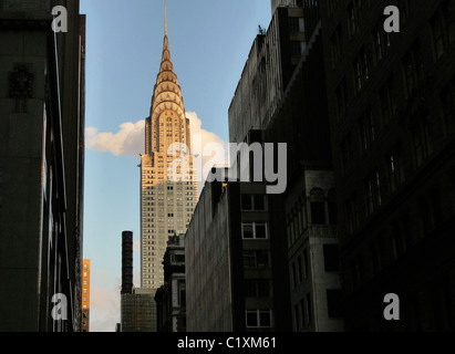 Les villes américaines, Chrysler Building, New York City USA. Banque D'Images