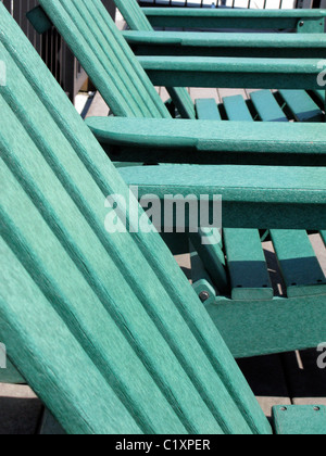 Chaises longues Banque D'Images