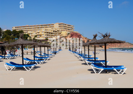 Campoamor beach à Dehesa de Campoamor, Orihuela, Alicante province, Spain. Banque D'Images