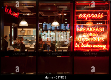 Café Rouge - Euston Station - Londres Banque D'Images