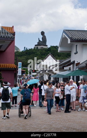 Le Ngong Ping 360 est un projet touristique sur l'île de Lantau à Hong Kong. Banque D'Images