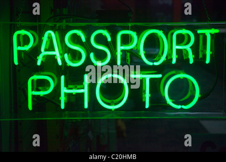 Photo passeport sign Banque D'Images