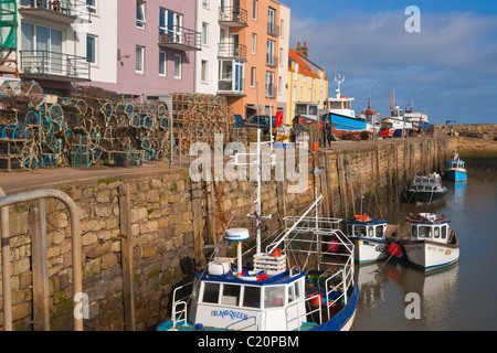 Vieux port, Saint Andrews, Fife, Scotland, Mars 2011 Banque D'Images