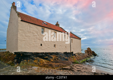 Chambre à coucher de Pittenweem rock, East Neuk Fife, Scotland, Mars 2011 Banque D'Images