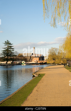 Cox's Yard et le Bancroft, Stratford-upon-Avon, Warwickshire, England, UK Banque D'Images