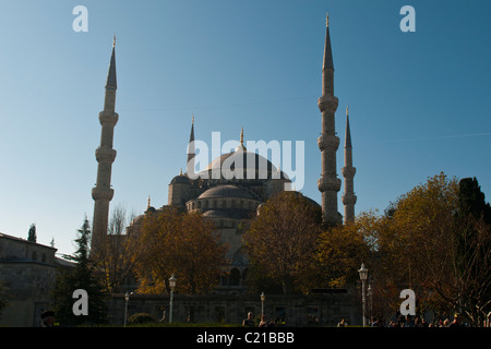 La Mosquée Sultan Ahmed (Mosquée Bleue) Banque D'Images