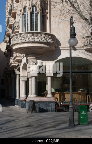 Gran Hotel historique bâtiment édifice Fundació La Caixa bar/ Musée art gallery Palma de Majorque, Îles Baléares, Espagne Banque D'Images