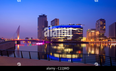 '43' Waterfront Quays media "Manchester City" Banque D'Images