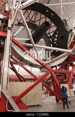 Le plus grand télescope du monde, le Gran Telescopio Canarias sur La Palma (Canaries, Espagne) Banque D'Images