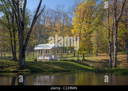 Luke Manor Park et à l'automne, du comté de Tartu, Estonie Banque D'Images