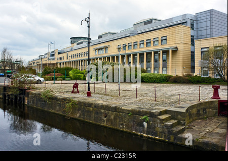 Complexe de bâtiments du gouvernement écossais sur Victoria Quay à Leith Docks Leith Edinburgh Scotland Banque D'Images