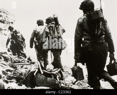 La Seconde Guerre mondiale (1939-1945). Débarquement en Normandie (6 juin 1944). Banque D'Images