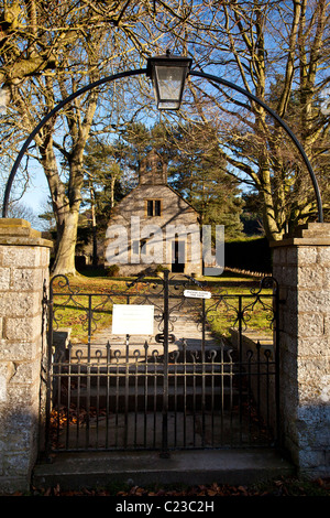 Église St Chads, Hutton le Hole Village en Janvier Banque D'Images