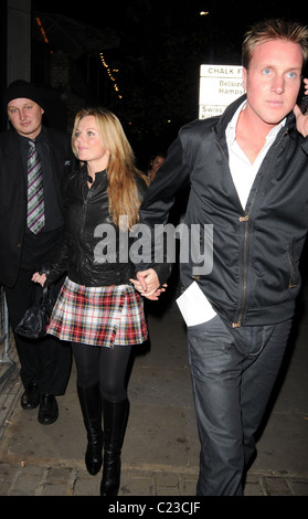 Geri Halliwell, arrivent pour le concert de Robbie Williams dans le cadre du BBC Electric Proms Festival tenu au Roundhouse de Londres, Banque D'Images