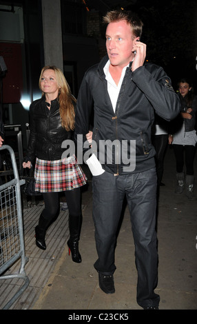 Geri Halliwell, arrivent pour le concert de Robbie Williams dans le cadre du BBC Electric Proms Festival tenu au Roundhouse de Londres, Banque D'Images