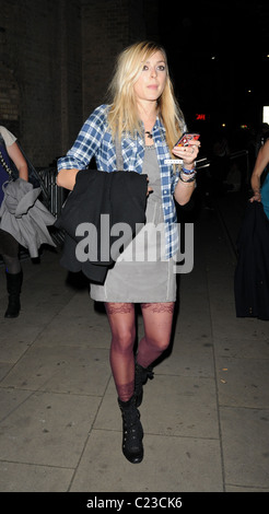 Fearne Cotton, arrivent pour le concert de Robbie Williams dans le cadre du BBC Electric Proms Festival tenu au Roundhouse de Londres, Angleterre Banque D'Images