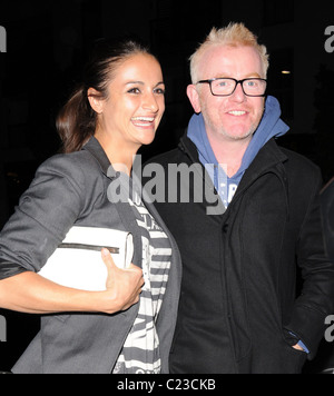 Chris Evans, arrivent pour le concert de Robbie Williams dans le cadre du BBC Electric Proms Festival tenu au Roundhouse de Londres, Angleterre - Banque D'Images