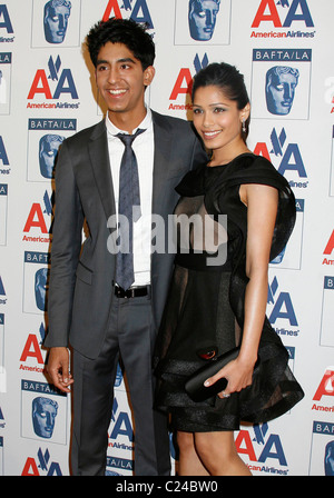 Dev Patel et Freida Pinto 18e prix BAFTA/LA Britannia Awards tenue à l'hôtel Hyatt Regency Century Plaza Los Angeles, Banque D'Images