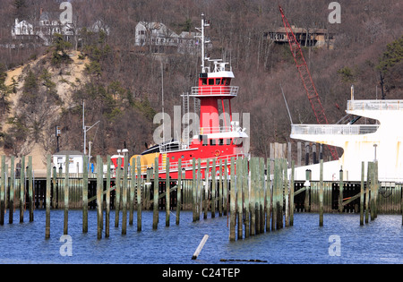 Port Jefferson harbor, Long Island NY Banque D'Images