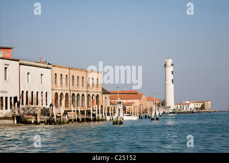 Venise - phare de l'île de Murano San Banque D'Images