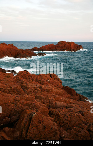 Massif de l'Esterel, Var, Provence, France. Banque D'Images