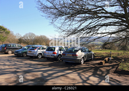 Newlands Corner Albury sur une partie de la North Downs près de Guildford, Surrey, Angleterre, Royaume-Uni Banque D'Images