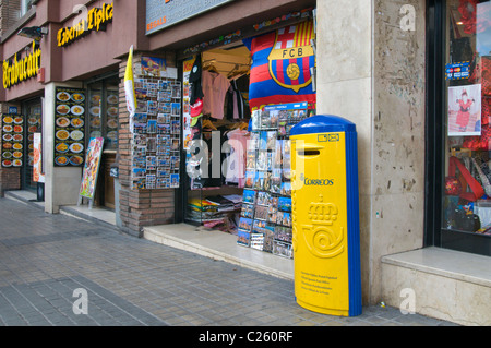 Le signe de Correos,Barcelone,Espagne,Catalunya Banque D'Images