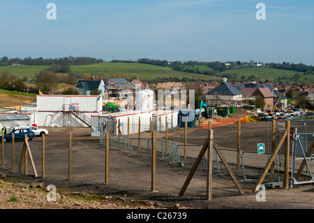 Développement de nouveaux logements en construction en Angleterre Banque D'Images