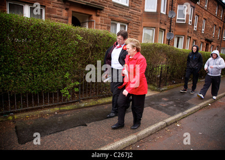 Stephen Curran et Johann Lamont Banque D'Images