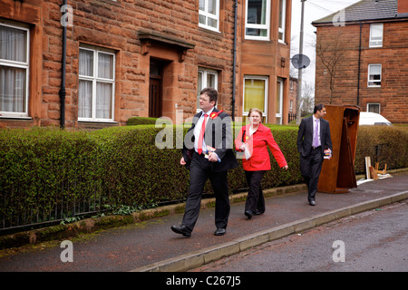 Stephen Curran et Johann Lamont Banque D'Images